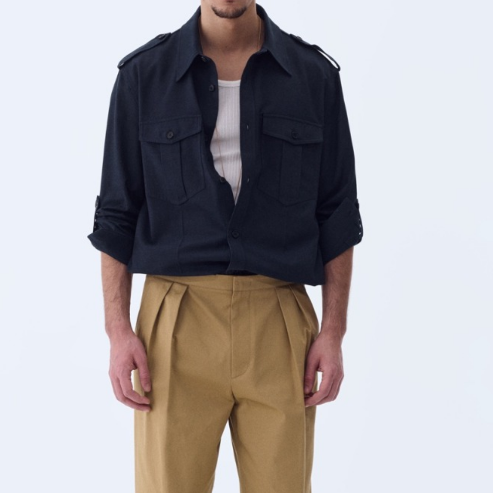 Bohemian Roll Up Detail Shirt